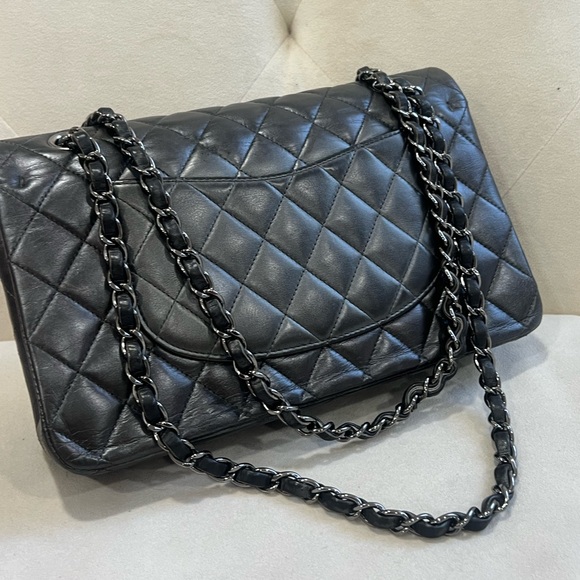 Chanel Metallic Doubel Flap Medium Size - Picture 7 of 11